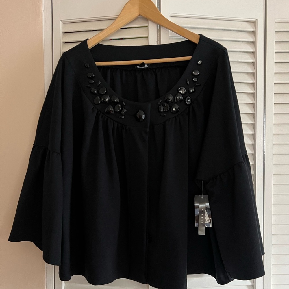 NWT Nine West 3/4 Bell Sleeve Coat